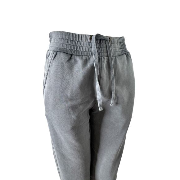 Terry Raw Edge Sweatpants pants joggers by Zutter Stone Color  L - Picture 4 of 4